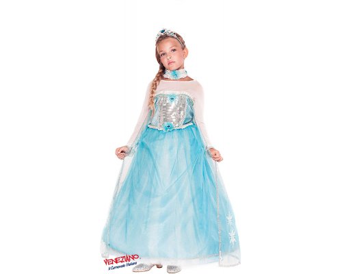 Costume di carnevale PRINCIPESSA DELLE NEVI